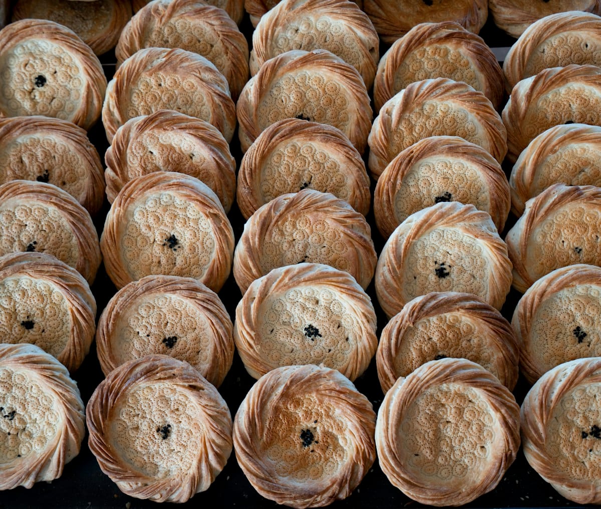 Traditional Uzbek non bread